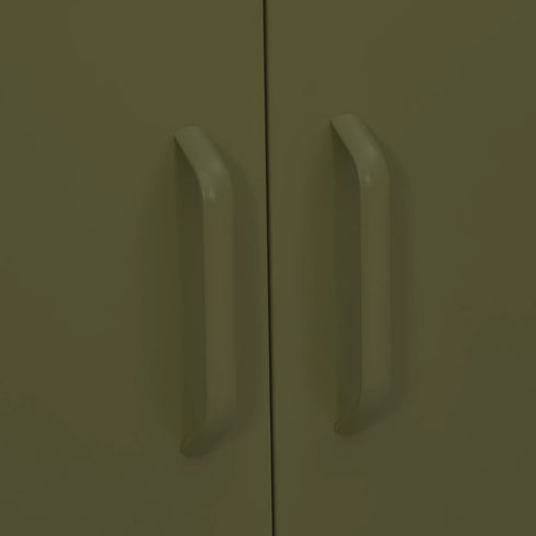 Lady Jillian -  Storage Cabinet Olive Green 80x35x101,5 cm Steel - Model 3